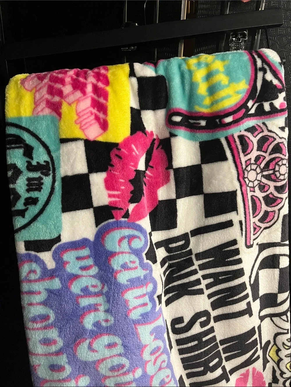 Mean girls plush throw blanket